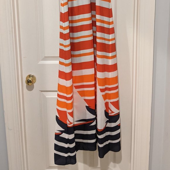 Floor length sailboat summer dress - Picture 1 of 5